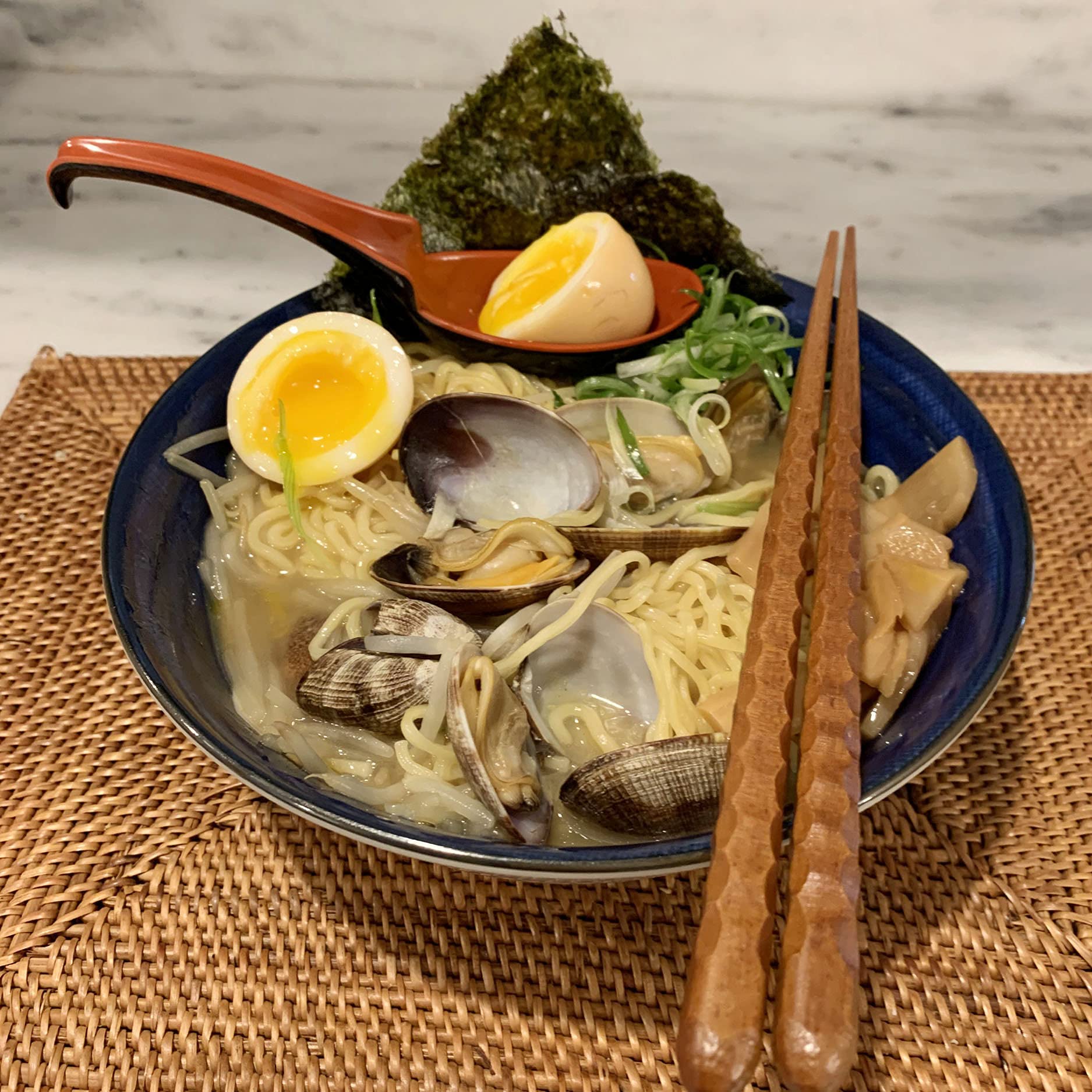 Japanbargain 2397, Set Of 12 Soup Spoons With Hook Asian Soup Spoons Chinese Spoons With Notch Hook Japanese Ladle Spoons, Red A